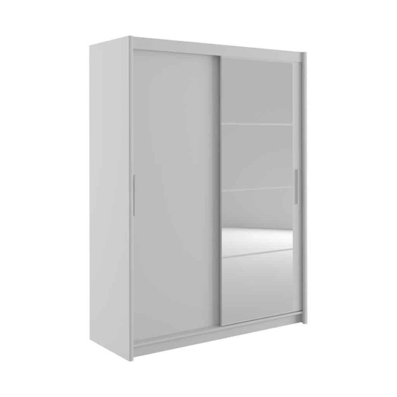 Armario de correderas modelo Kario de 180 cm en Blanco