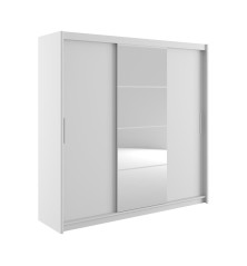 Armario de correderas modelo Kario de 200 cm en Blanco