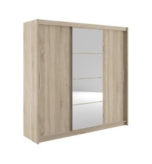Armario de correderas modelo Kario de 200 cm en Oak Sonoma