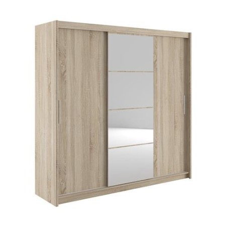 Armario de correderas modelo Kario de 200 cm en Oak Sonoma
