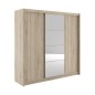 Armario de correderas modelo Kario de 200 cm en Oak Sonoma