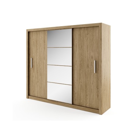 Armario de correderas modelo Kario de 200 cm en Oak Sonoma
