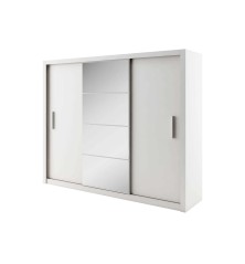 Armario de correderas modelo Kario de 200 cm en Blanco