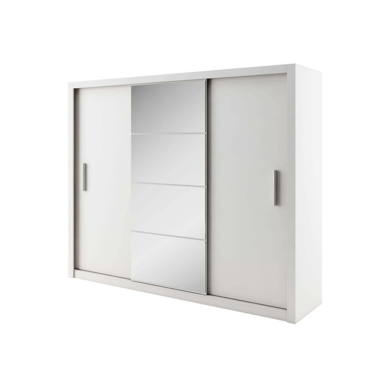 Armario de correderas modelo Kario de 200 cm en Blanco