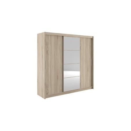 Armario de correderas modelo Kario de 240 cm en Oak Sonoma