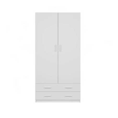 Armario Mupo 2 Puertas + 2 Cajones Blanco