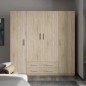 Armario 4 Puertas + 2 Cajones Mupo Oak Sonoma Armario 4 Puertas + 2 Cajones Mupo Oak Sonoma