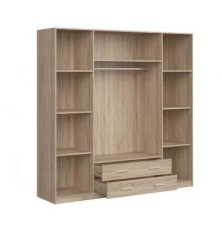 Armario 4 Puertas + 2 Cajones Mupo Oak Sonoma