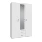 Armario W17 3ptas con espejo blanco Armario W17 3ptas con espejo blanco