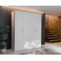 Armario w17 4 ptas. 1 cajón blanco Armario w17 4 ptas. 1 cajón blanco