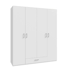 Armario w17 4 ptas. 1 cajón blanco
