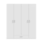 Armario w17 4 ptas. 1 cajón blanco Armario w17 4 ptas. 1 cajón blanco