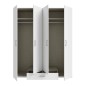 Armario w17 4 ptas. 1 cajón blanco Armario w17 4 ptas. 1 cajón blanco