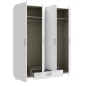 Armario w17 4 ptas. 1 cajón blanco Armario w17 4 ptas. 1 cajón blanco