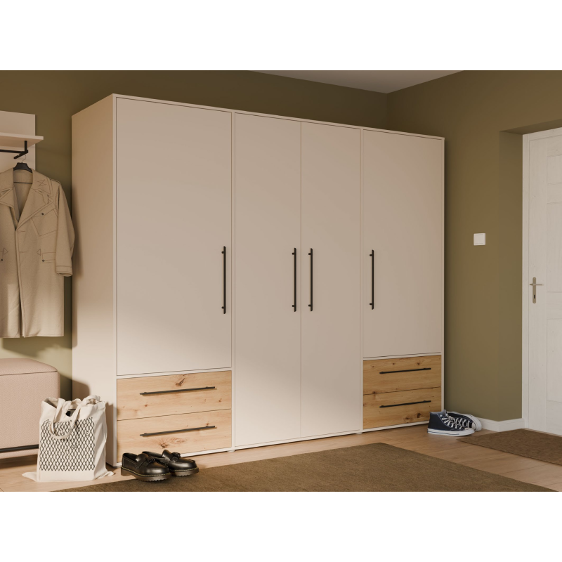 Armario W19 4 puertas 4 cajones sand- artisan Armario W19 4 puertas 4 cajones sand- artisan