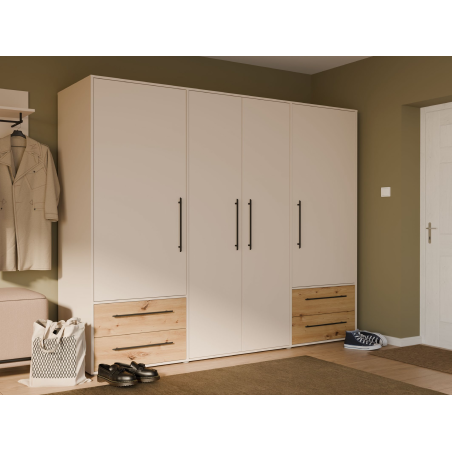 Armario W19 4 puertas 4 cajones sand- artisan