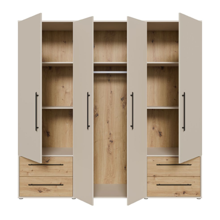 Armario W19 4 puertas 4 cajones sand- artisan