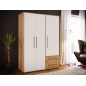 Armario W19 3 ptas 2 cajones artisan blanco Armario W19 3 ptas 2 cajones artisan blanco