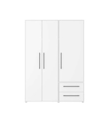 Armario W19 3 ptas 2 cajones  blanco