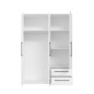 Armario W19 3 ptas 2 cajones blanco Armario W19 3 ptas 2 cajones blanco