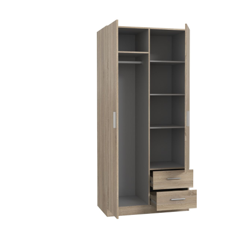 Armario W27 2 ptas. 2 cajones de 91cm