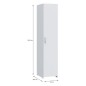 Armario W24  1 pta. 40cm Blanco