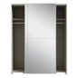 Armario corredero W20 de 150 cm Blanco 2 puertas con lunas de espejo