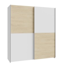 Armario corredero W20 de 170 cm Blanco Puccini
