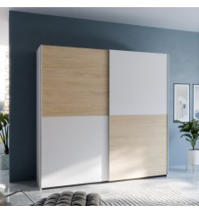 Armario corredero W20 de 190 cm Blanco Puccini