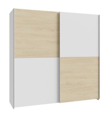 Armario corredero W20 de 190 cm Blanco Puccini