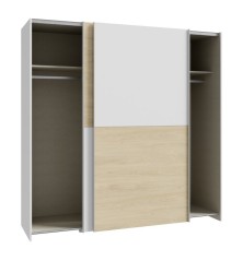 Armario corredero W20 de 190 cm Blanco Puccini