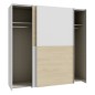 Armario corredero W20 de 190 cm Blanco Puccini