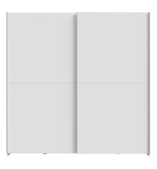 Armario corredero W20 de 190 cm Blanco Mate