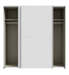 Armario corredero W20 de 190 cm Blanco Mate