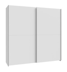 Armario corredero W20 de 190 cm Blanco Mate