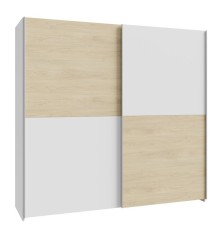 Armario corredero W20 de 190 cm Blanco- Puccini