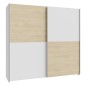 Armario corredero W20 de 200 cm Blanco- Puccini Armario corredero W20 de 200 cm Blanco- Puccini