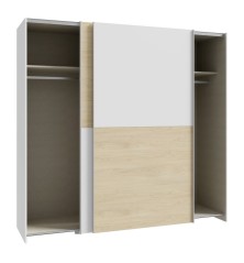 Armario corredero W20 de 190 cm Blanco- Puccini