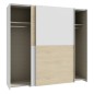 Armario corredero W20 de 200 cm Blanco- Puccini Armario corredero W20 de 200 cm Blanco- Puccini