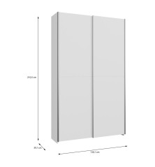 Armario recibidor W21-SD  120CM Blanco