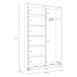 Armario recibidor W21-SD  120CM Blanco
