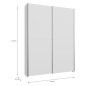 Armario recibidor W21-SD 150 CM Blanco Armario recibidor W21-SD 150 CM Blanco