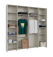 Armario recibidor W21-SD 200  CM Blanco