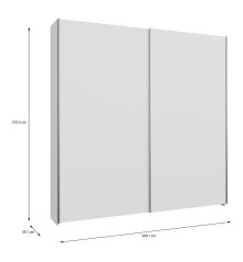Armario recibidor W21-SD 200  CM Blanco