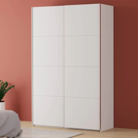 Armario w22 ptas. corredera 120 blanco brillo