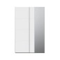 Armario W22 Blanco Mate con 2 Ptas. Correderas y Espejo 150CM