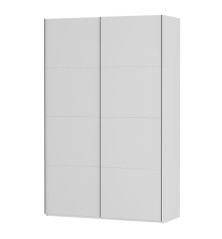 Armario W22 Blanco Mate con 2 Ptas. Correderas y Espejo 180CM