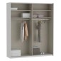 Armario W22 Blanco Mate con 2 Ptas. Correderas 200CM