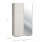 Armario W26 DE 120 cm Sand- Espejo Armario W26 DE 120 cm Sand- Espejo
