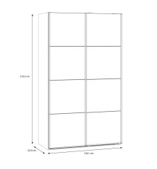 Armario W26 DE 120 cm Blanco mate